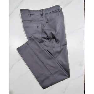 Public Rec Mens Dealmaker Performance Golf Straight Leg Gray Chino Pants Size 36